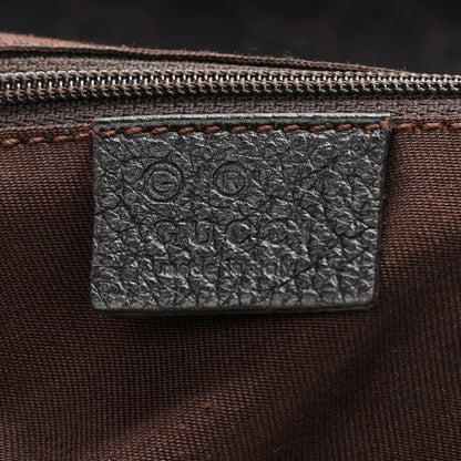 Gucci Denim Monogram Hobo Dark Brown 5 of 11
