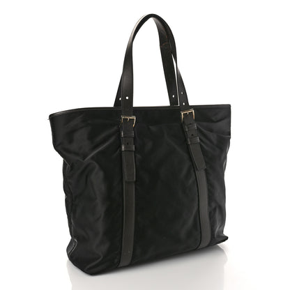 Prada Tessuto Nylon Tote Black Cuoio 3 of 13