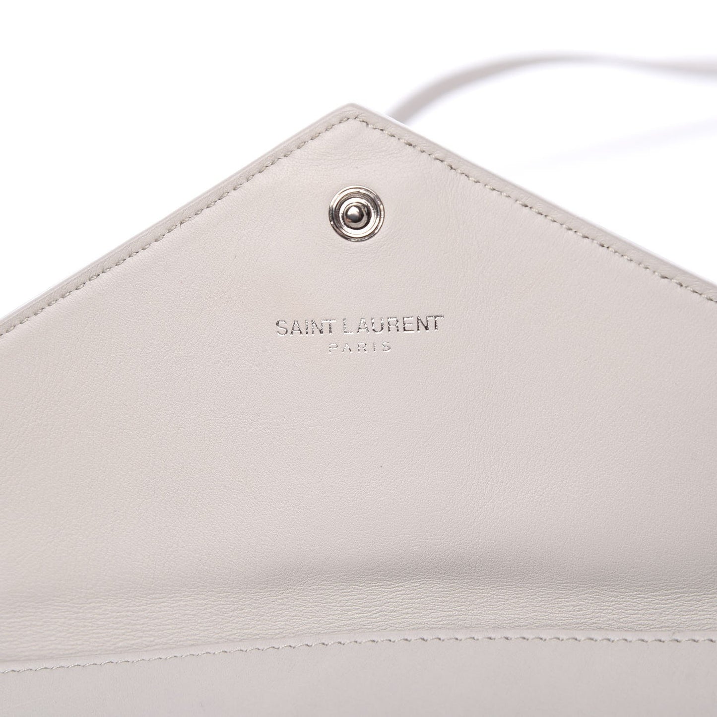 Calfskin Monogram Tri Pocket Crossbody Bag Grey