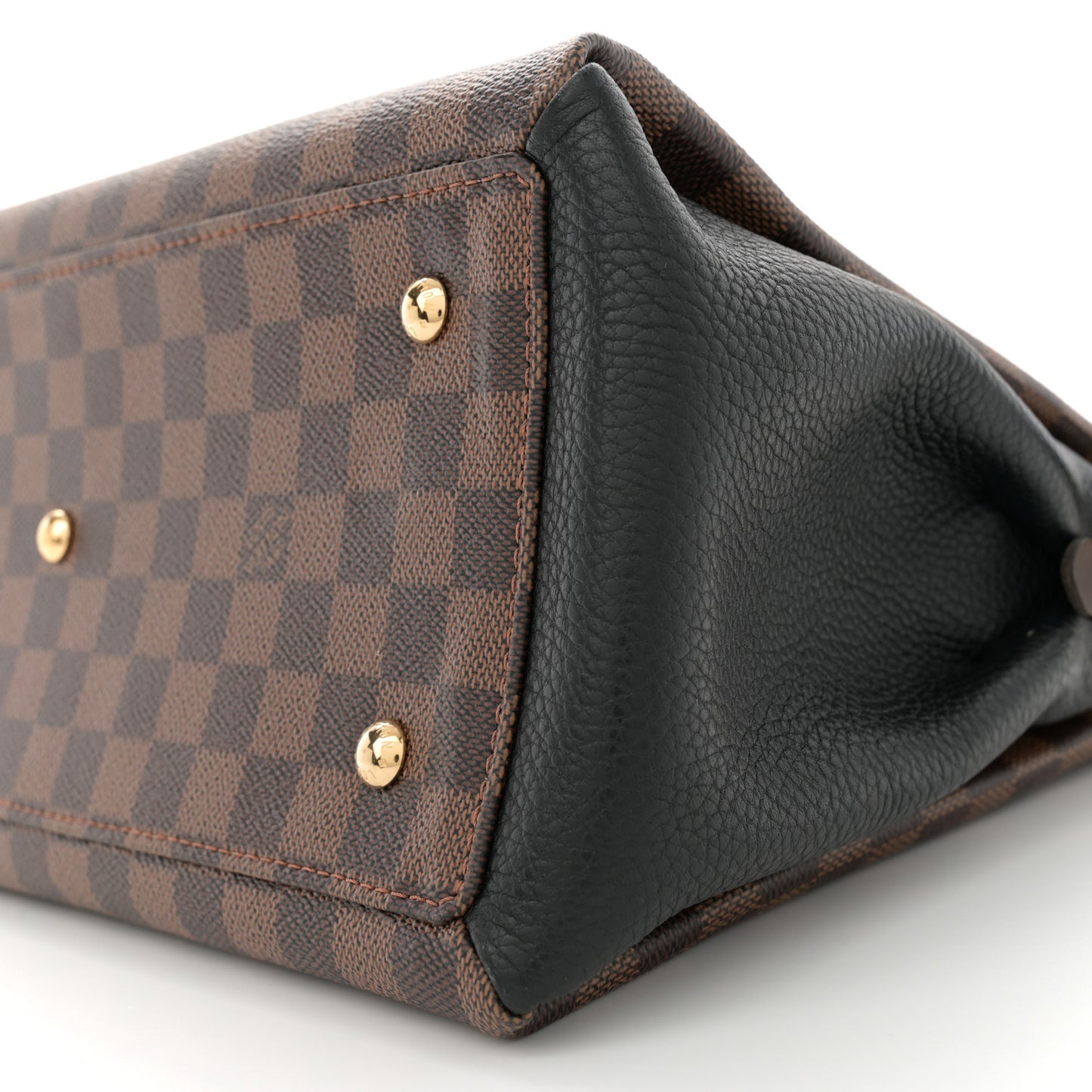Cuir Taurillon Damier Ebene Normandy Black