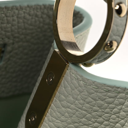 Louis Vuitton Taurillon Monogram Flower Capucines BB Jade 10 of 12