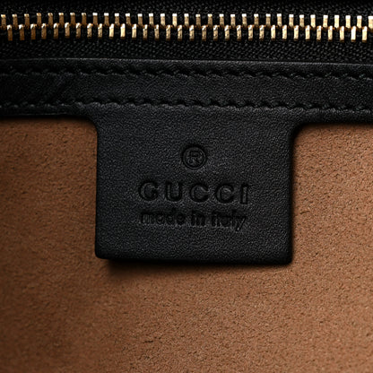 Gucci GG Supreme Monogram Medium Padlock Tote Black 6 of 12
