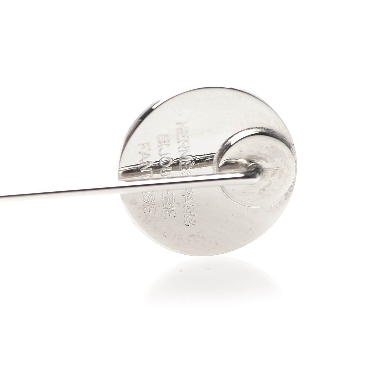 Hermes Palladium Clou De Selle Hat Pin 3 of 3