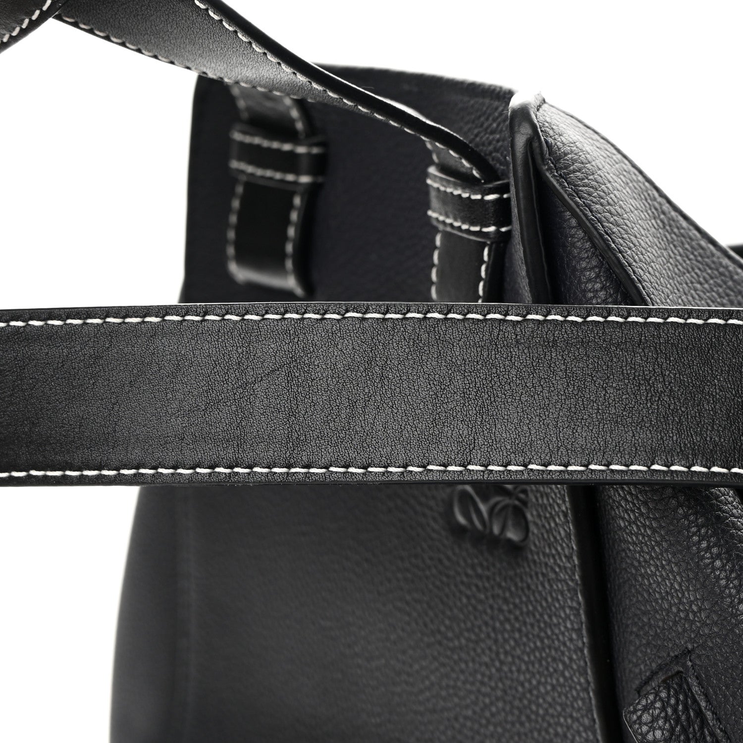 Loewe Calfskin Medium Hammock Shoulder Bag Midnight Blue Black 11 of 12