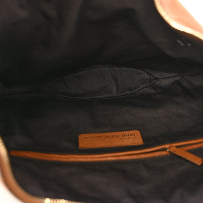 Alexander McQueen Calfskin De Manta Clutch Tan 5 of 10