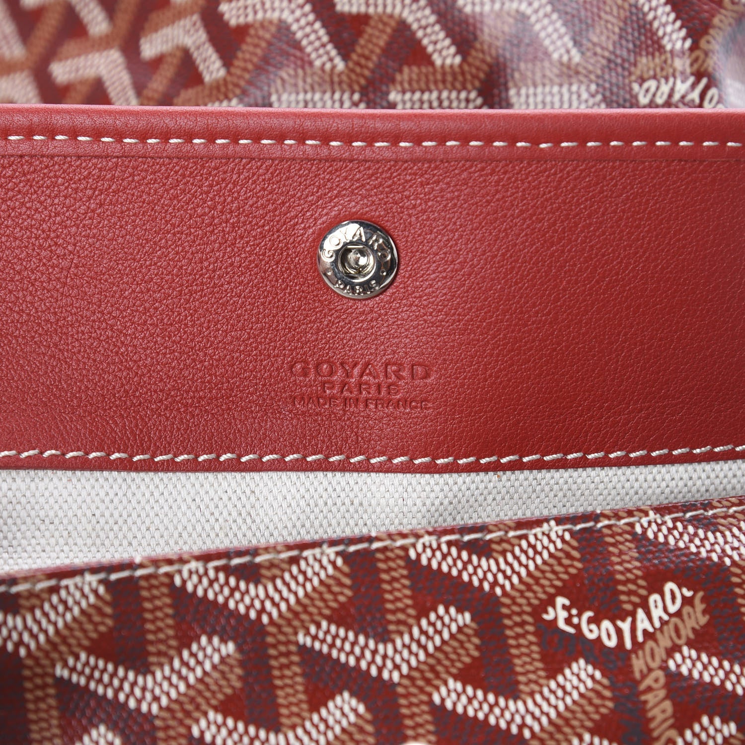 Goyard Goyardine Saint Louis PM Red 7 of 7