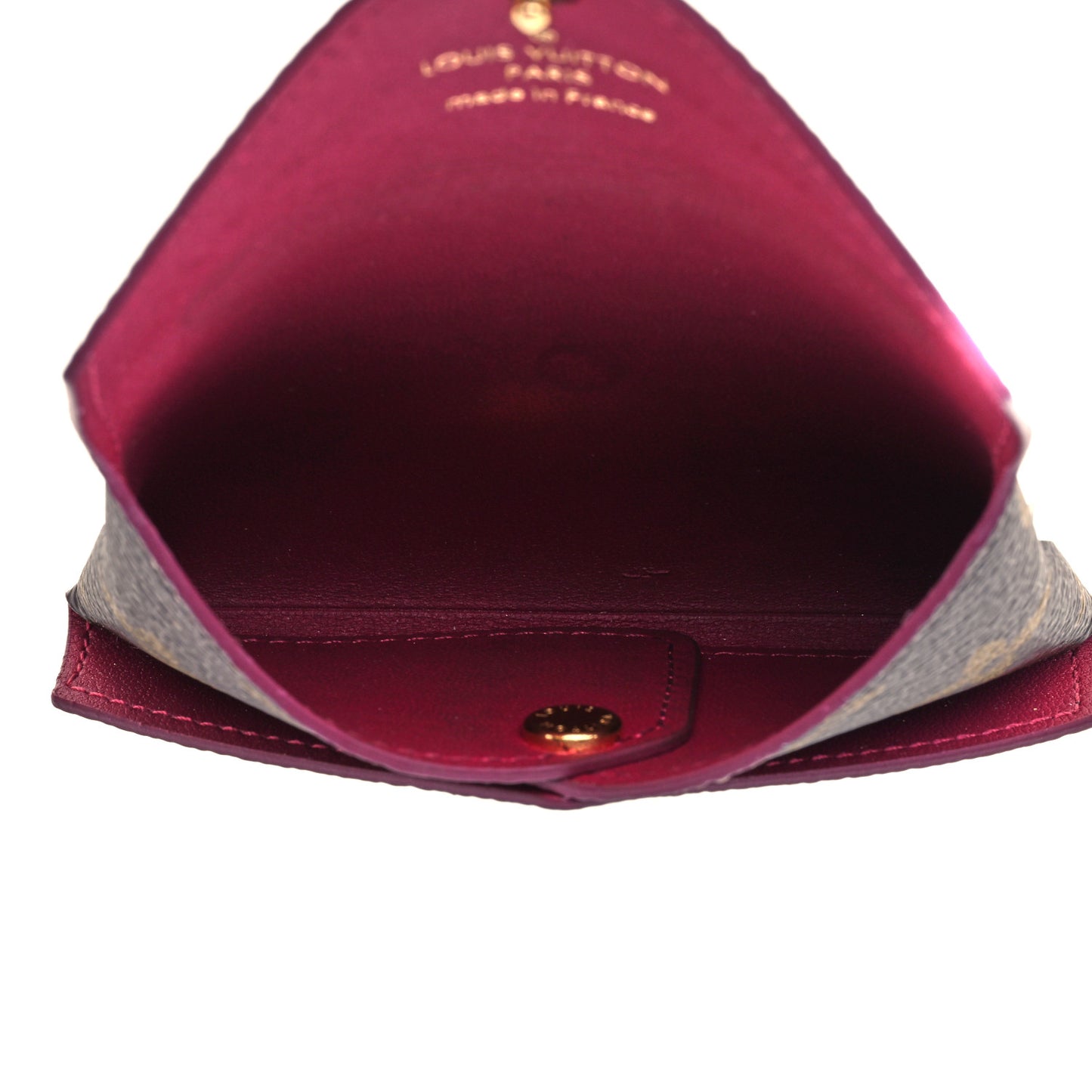 Monogram Small Kirigami Pochette Insert Fuchsia