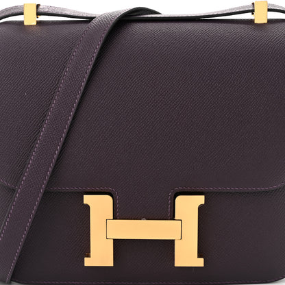 Hermes Epsom Constance 24 Raisin 8 of 11