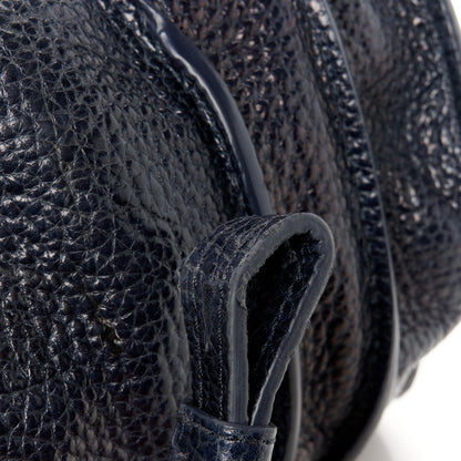 Alexander Wang Pebbled Lambskin Rocco Nickel Hardware Dark Blue 10 of 12