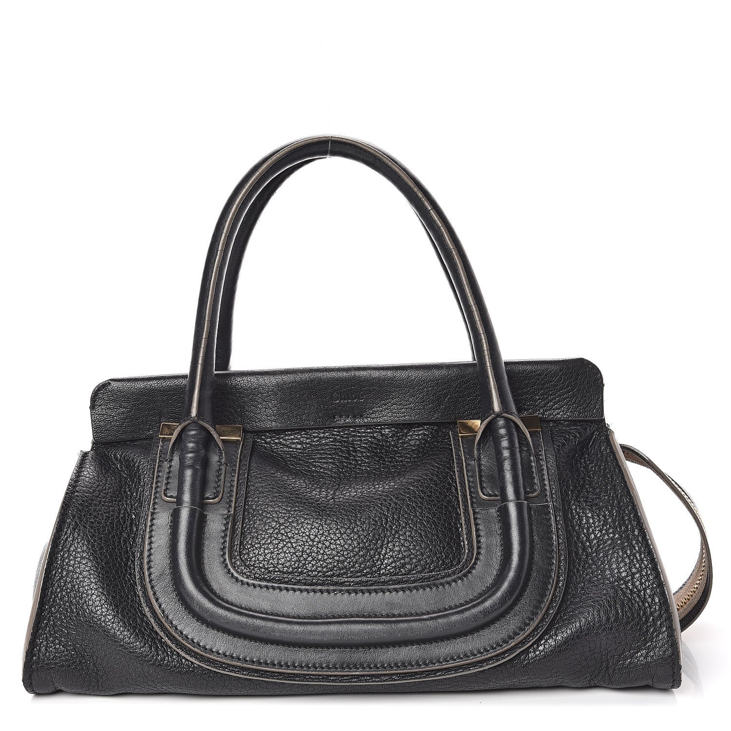 Chloe Calfskin Medium Marcie Satchel Black 1 of 15