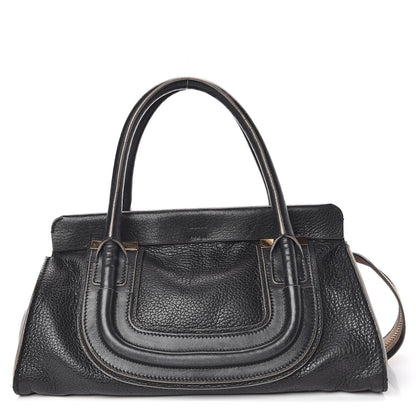 Chloe Calfskin Medium Marcie Satchel Black 1 of 15