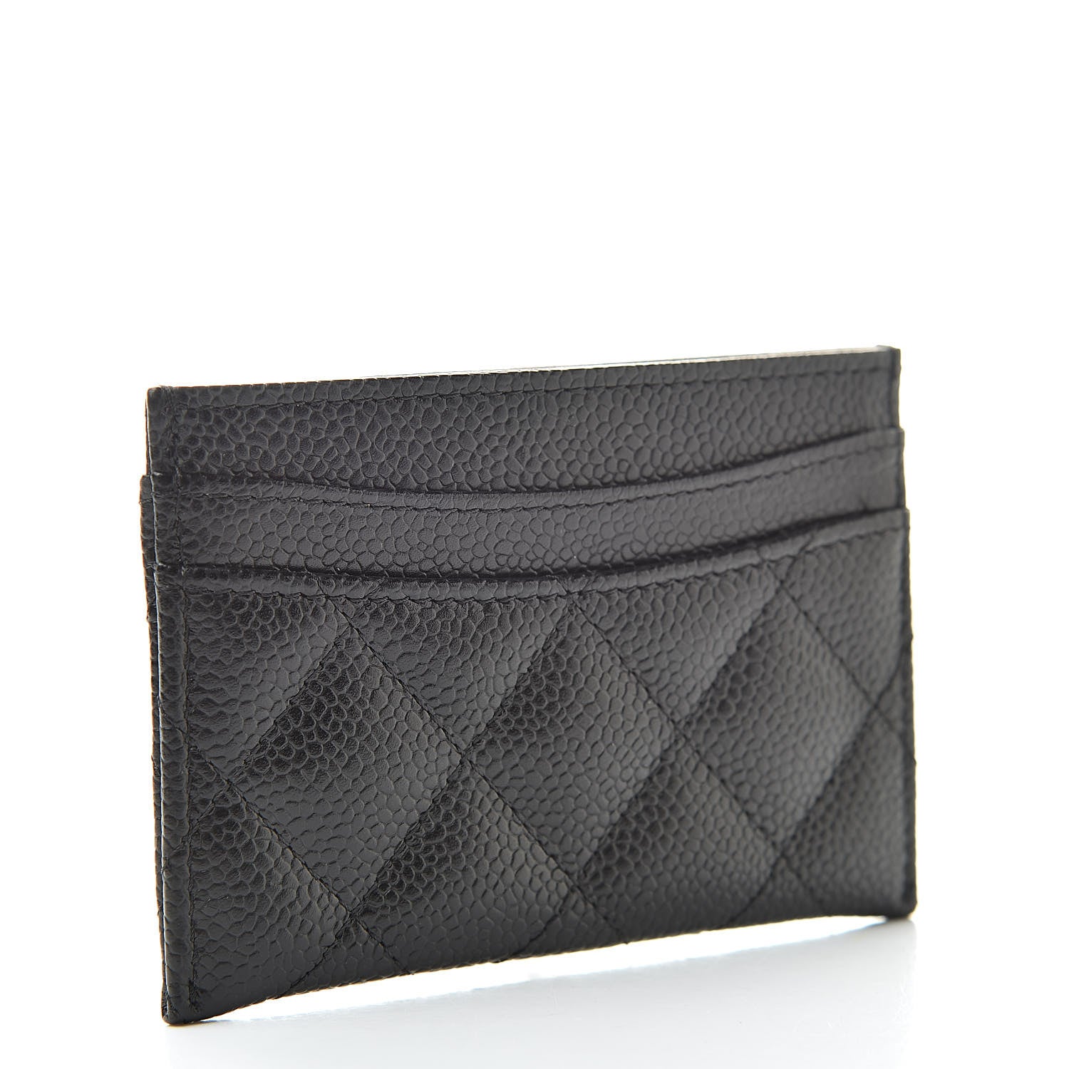 Chanel Caviar Quilted Card Holder Black 3 of 9