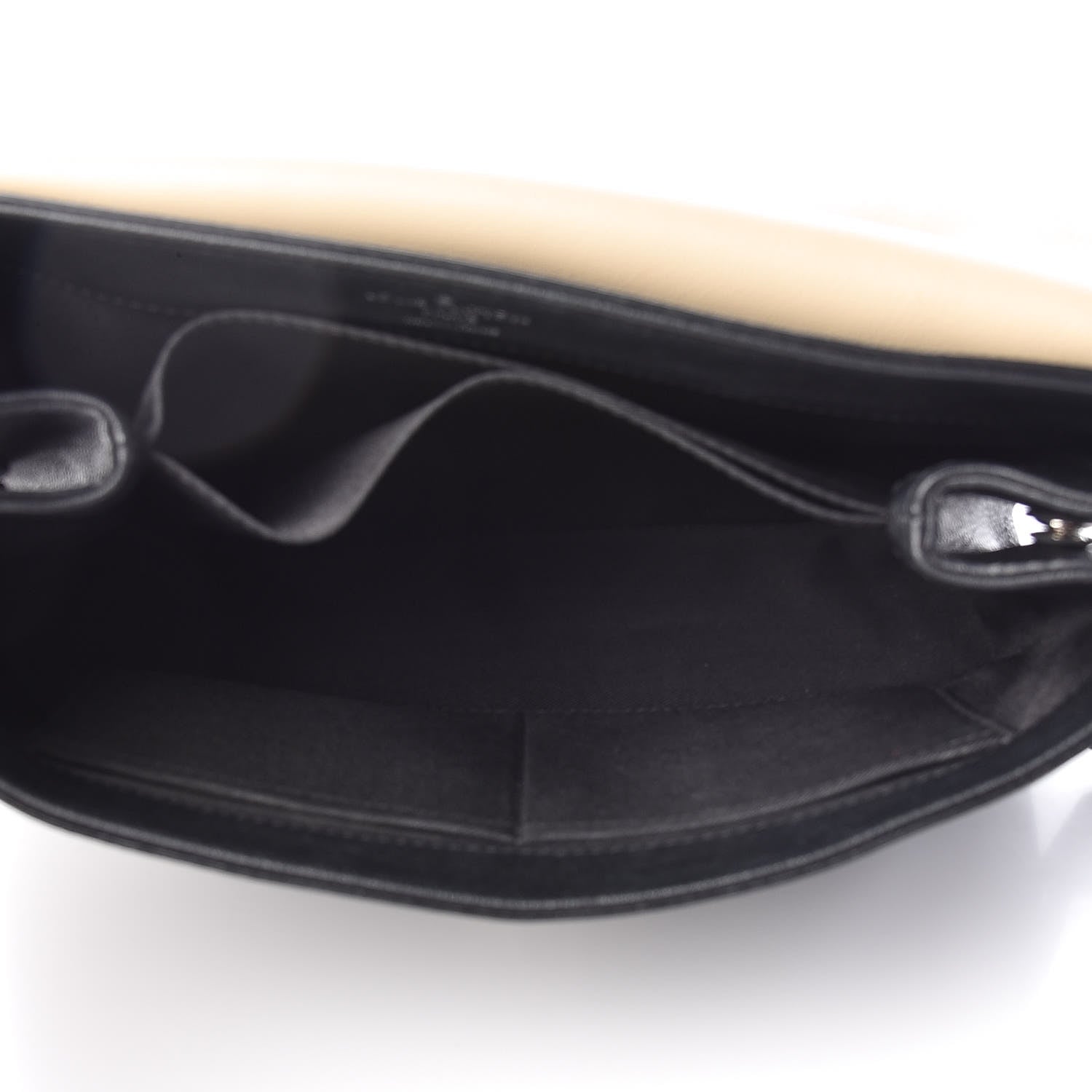 Louis Vuitton Soft Calfskin Lockme II Top Handle Vanille Black 5 of 14