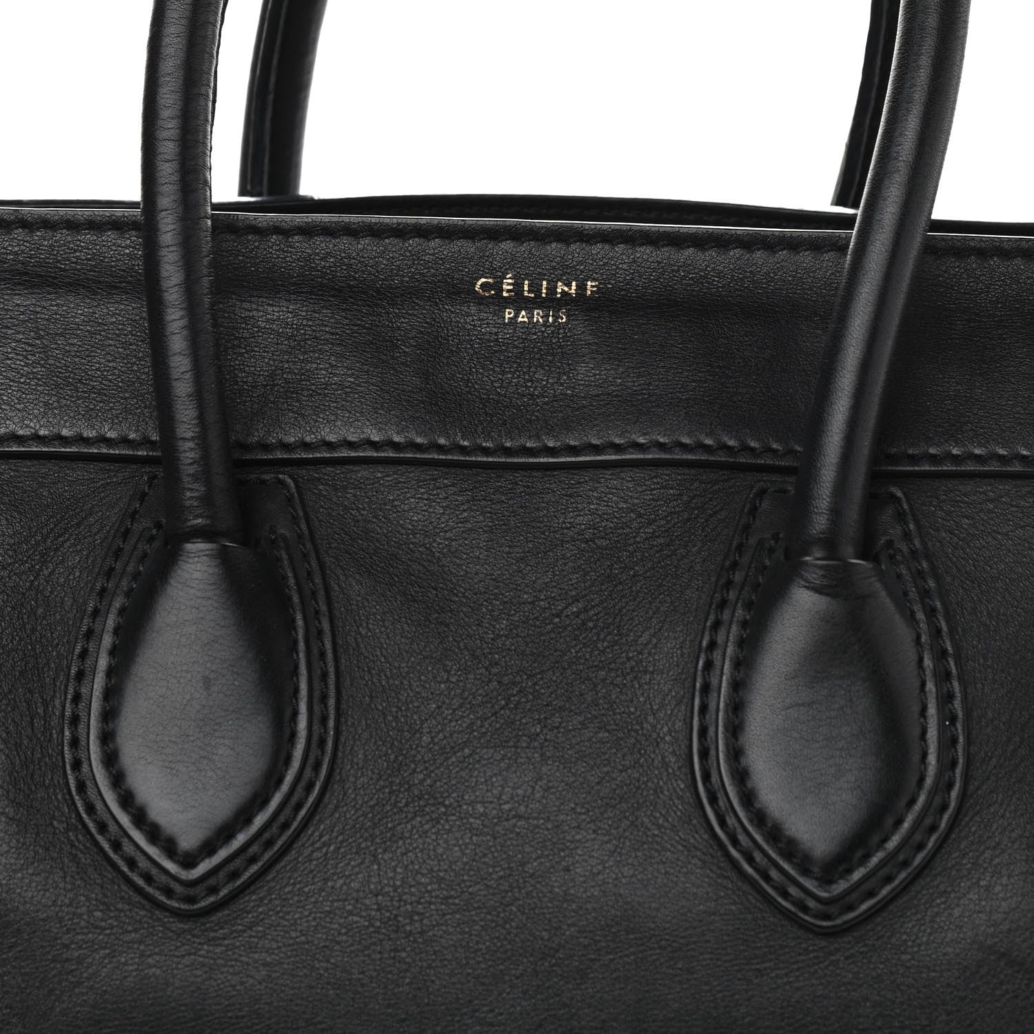 Celine Smooth Calfskin Mini Luggage Black 9 of 16