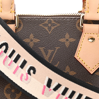 Louis Vuitton Monogram Speedy Bandouliere 20 Black 7 of 10