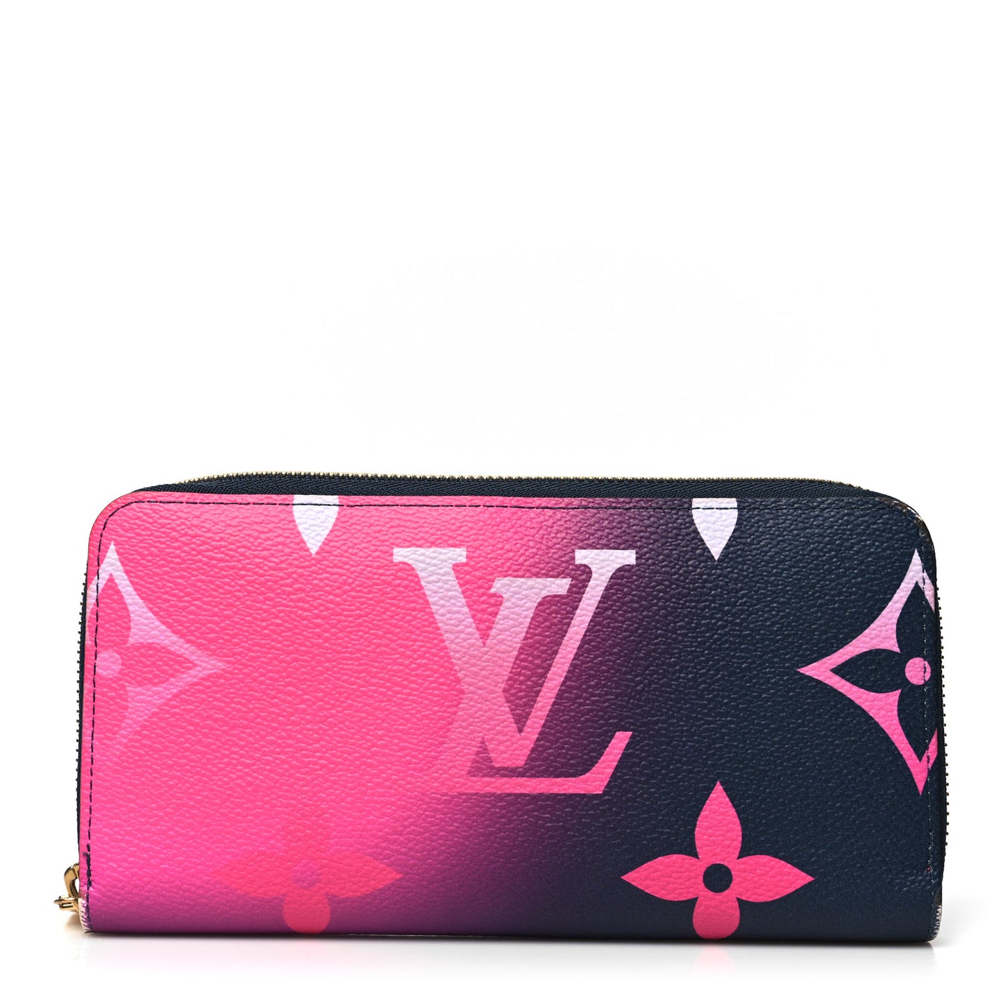 Monogram Giant Spring In The City Zippy Wallet Midnight Fuchsia