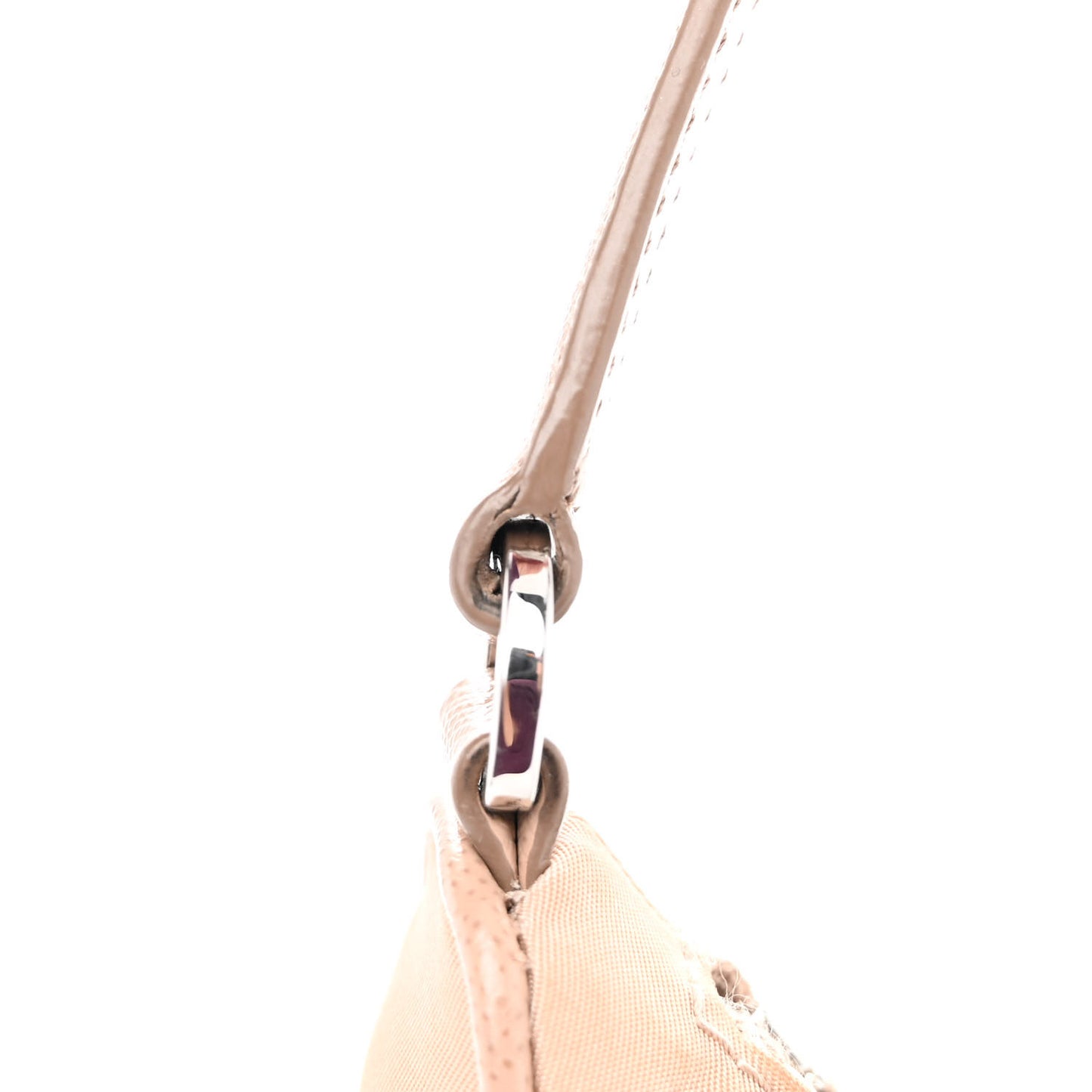 Re-Nylon Saffiano Mini Re-Edition 2005 Bag Cammeo