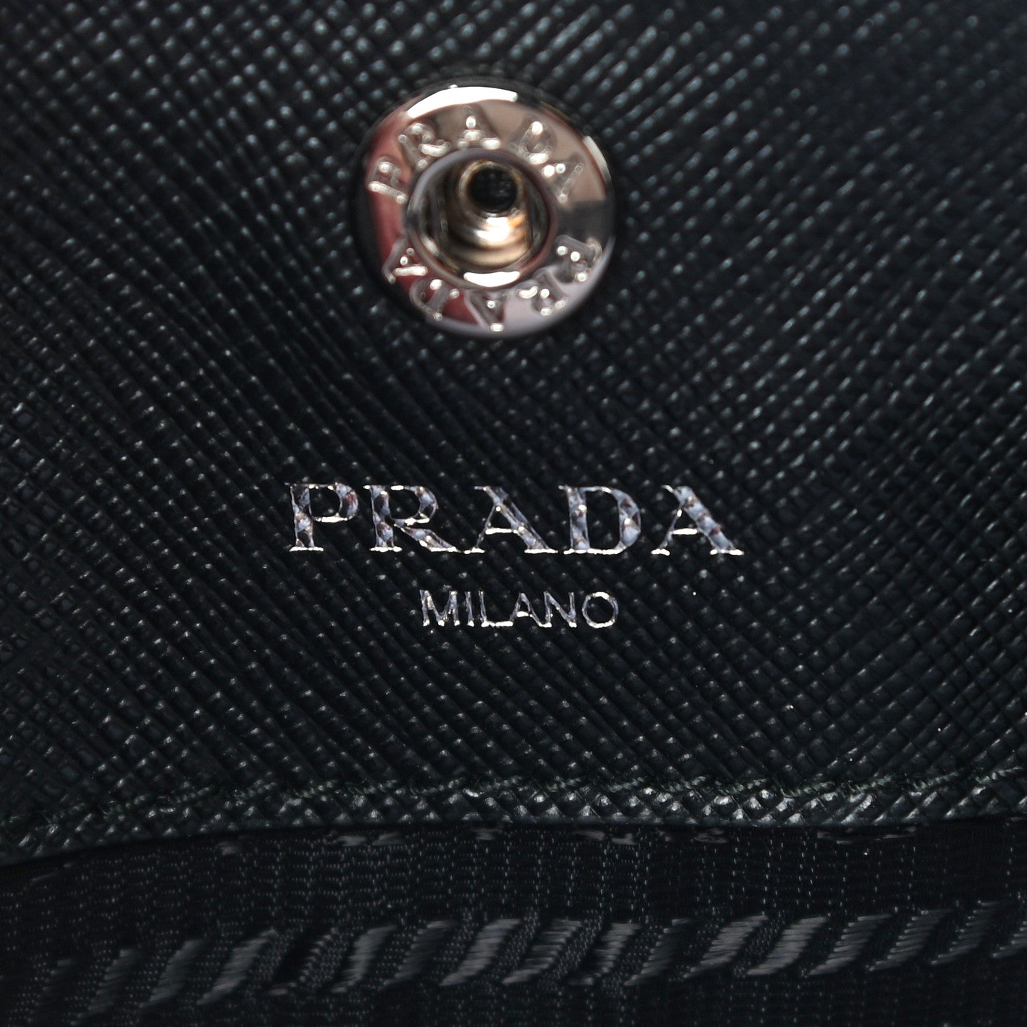Prada Saffiano Crossbody Bag Black 6 of 9