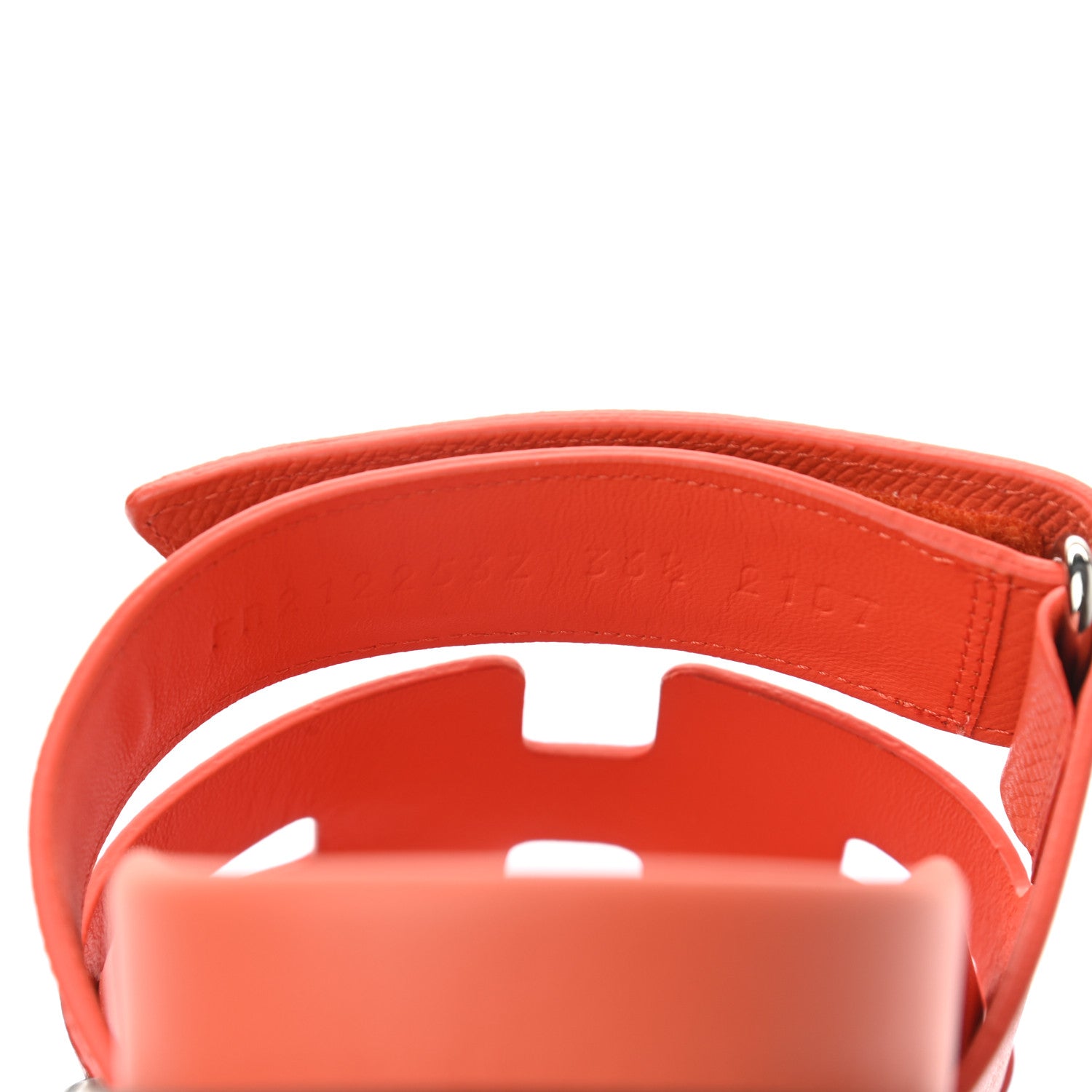 Hermes Epsom Womens Chypre Sandals 36.5 Rose Sorbet 8 of 9