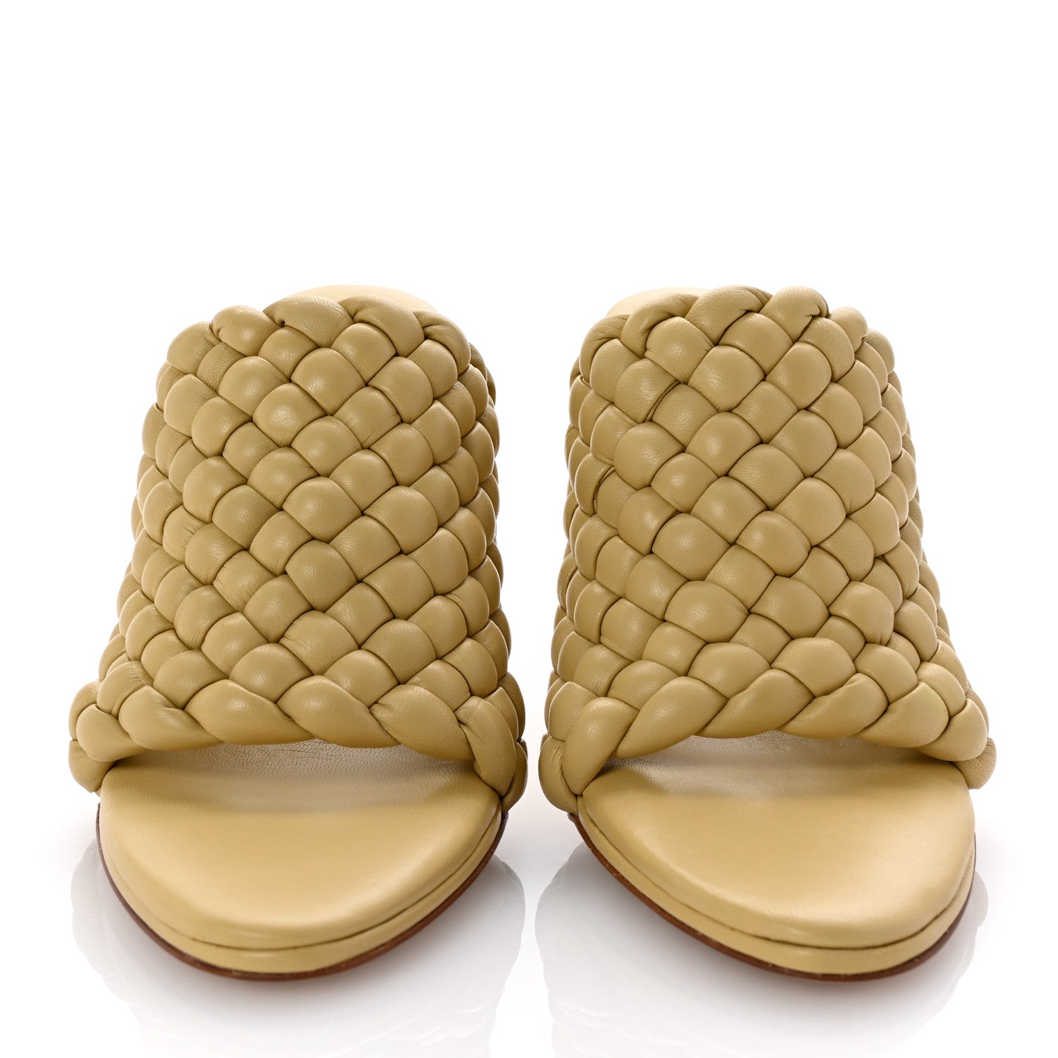 Bottega Veneta Nappa Padded Intreccio The Curve Sandals 39.5 Tapioca 3 of 9