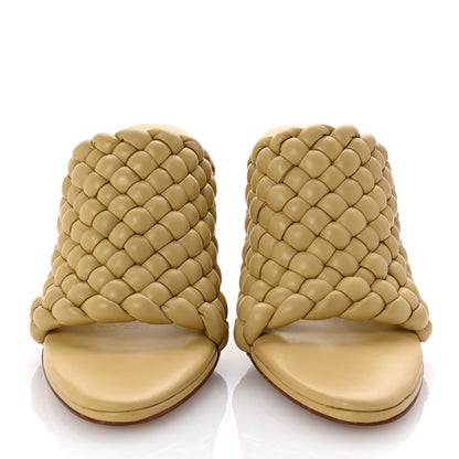 Bottega Veneta Nappa Padded Intreccio The Curve Sandals 39.5 Tapioca 3 of 9
