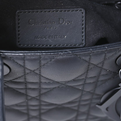 Christian Dior Ultra Matte Calfskin Cannage Small My ABCDior Lady Dior Black 6 of 11