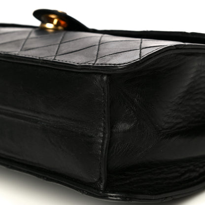 Chanel Lambskin Quilted Medium Single Flap Black 9 of 15