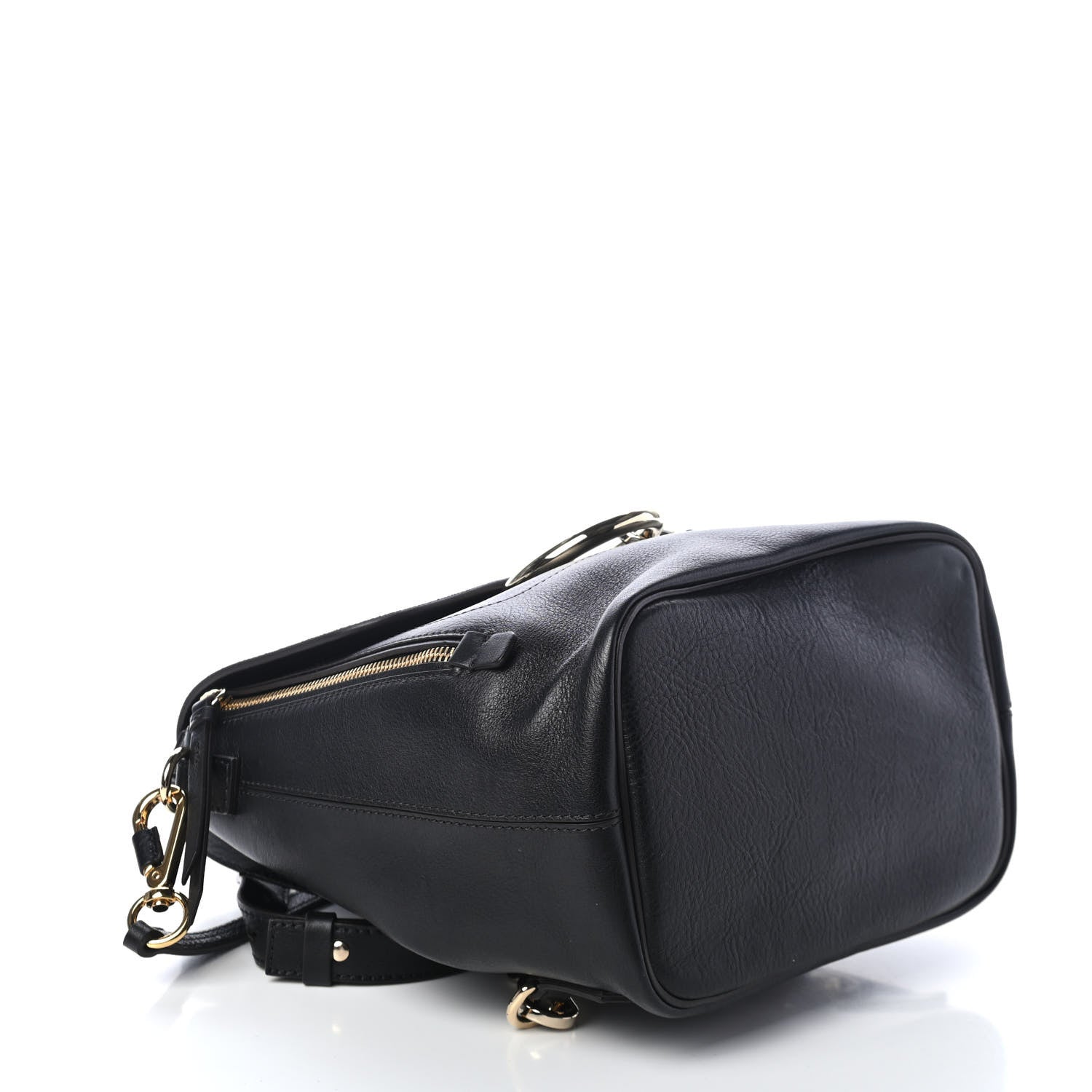 Chloe Suede Calfskin Small Faye Backpack Black 3 of 4