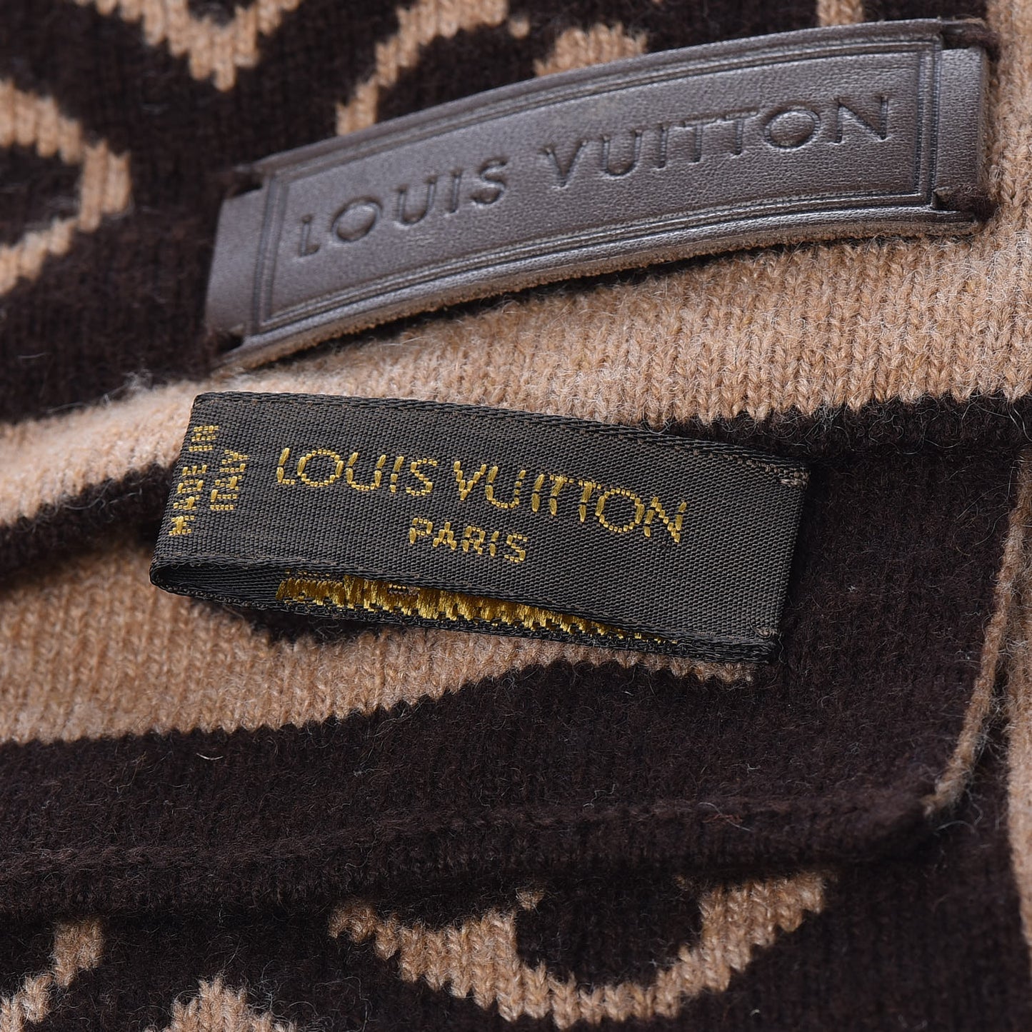 Cashmere Monogram Inventeur Scarf