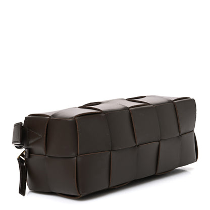 Bottega Veneta Lambskin Maxi Intrecciato Small Brick Cassette Bag Light Brown 4 of 10