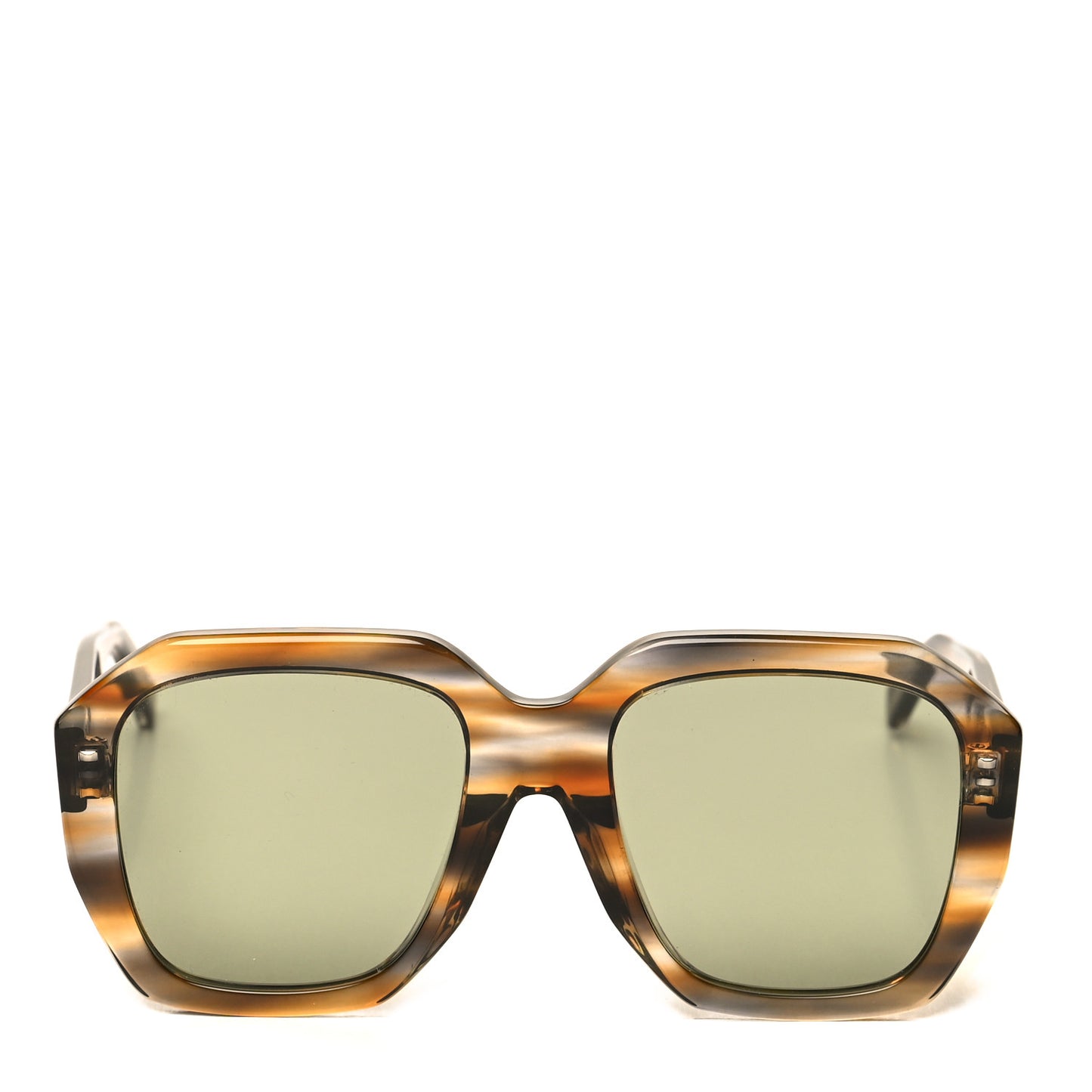 Acetate Square Sunglasses CL40045F Brown