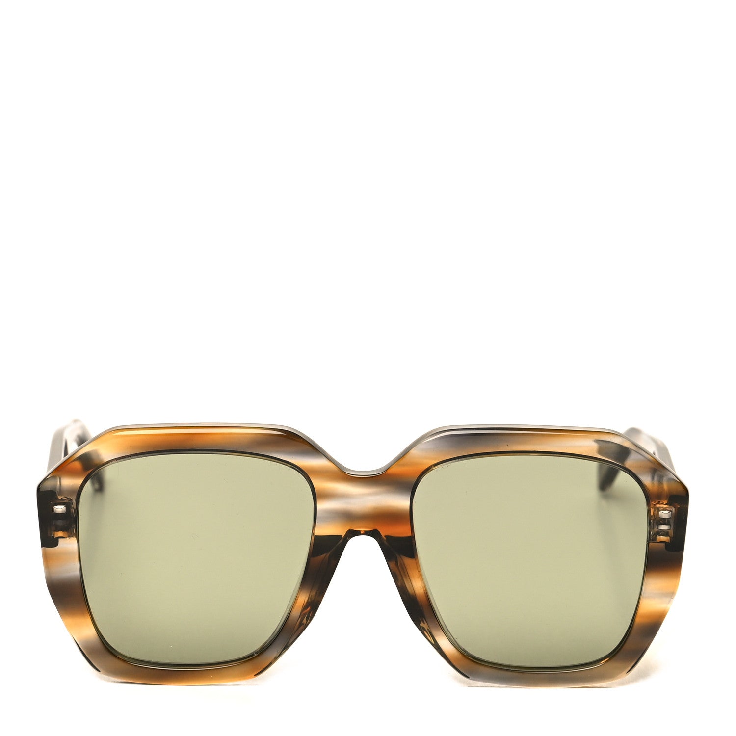Celine Acetate Square Sunglasses CL40045F Brown 2 of 6