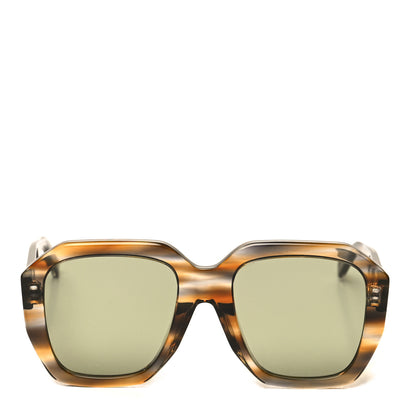 Celine Acetate Square Sunglasses CL40045F Brown 2 of 6
