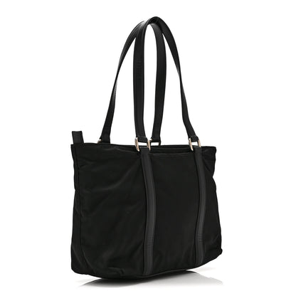 Prada Tessuto Nylon Saffiano Tote Black 3 of 10
