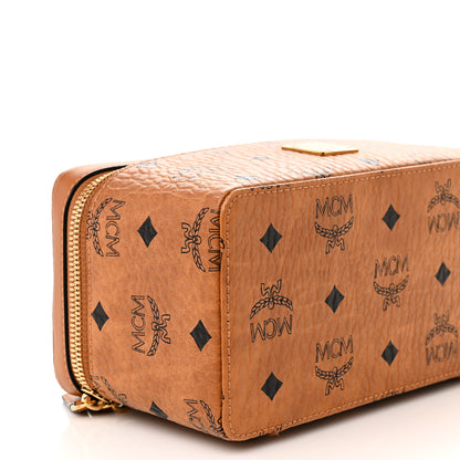 MCM Visetos Rockstar Vanity Case Cognac 8 of 9