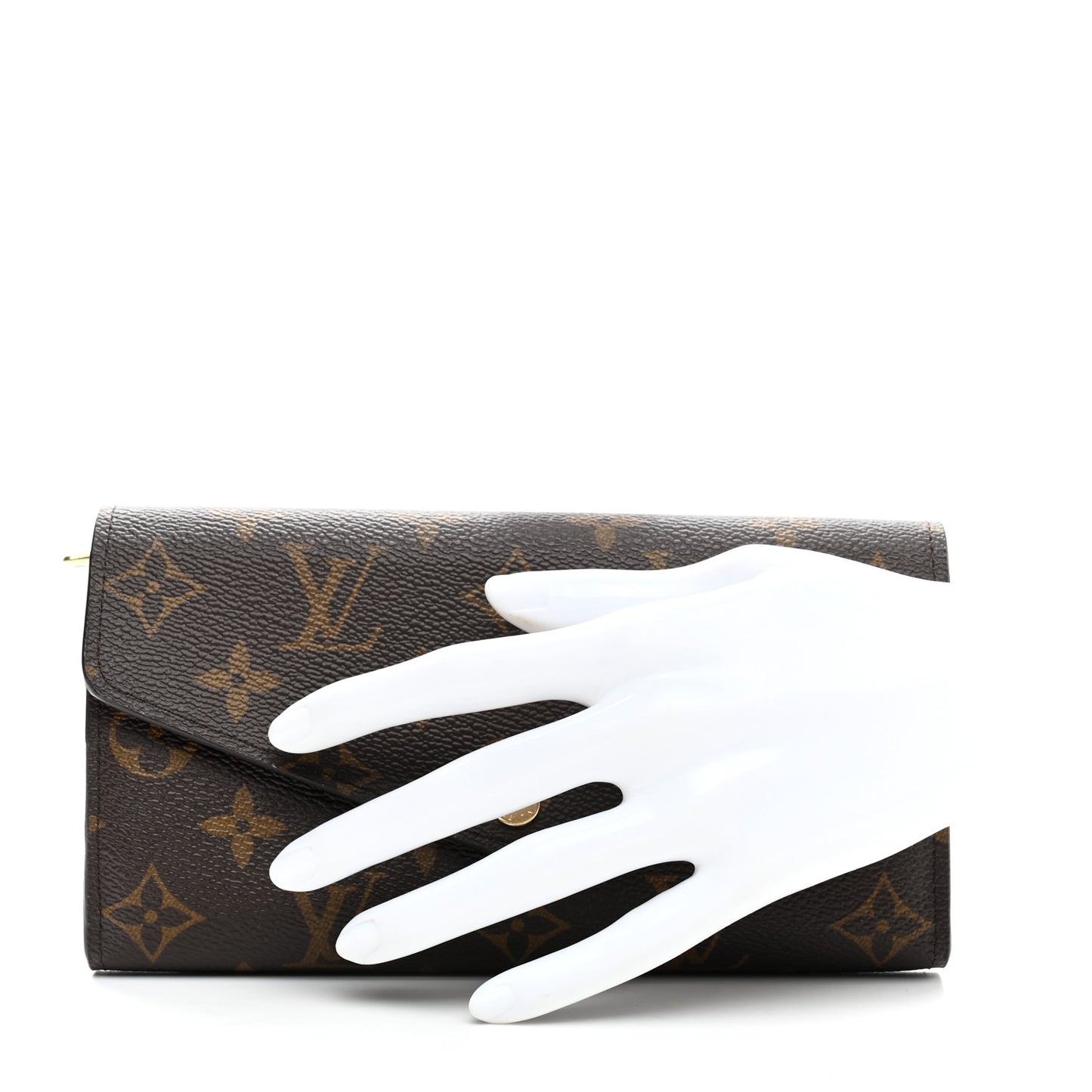 Monogram Sarah Wallet NM Coquelicot