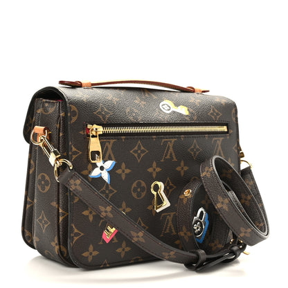 Louis Vuitton Monogram Love Lock Pochette Metis 3 of 9