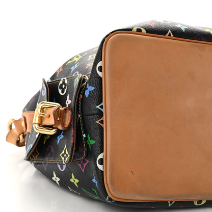 Louis Vuitton Monogram Multicolor Petit Noe Black 7 of 8