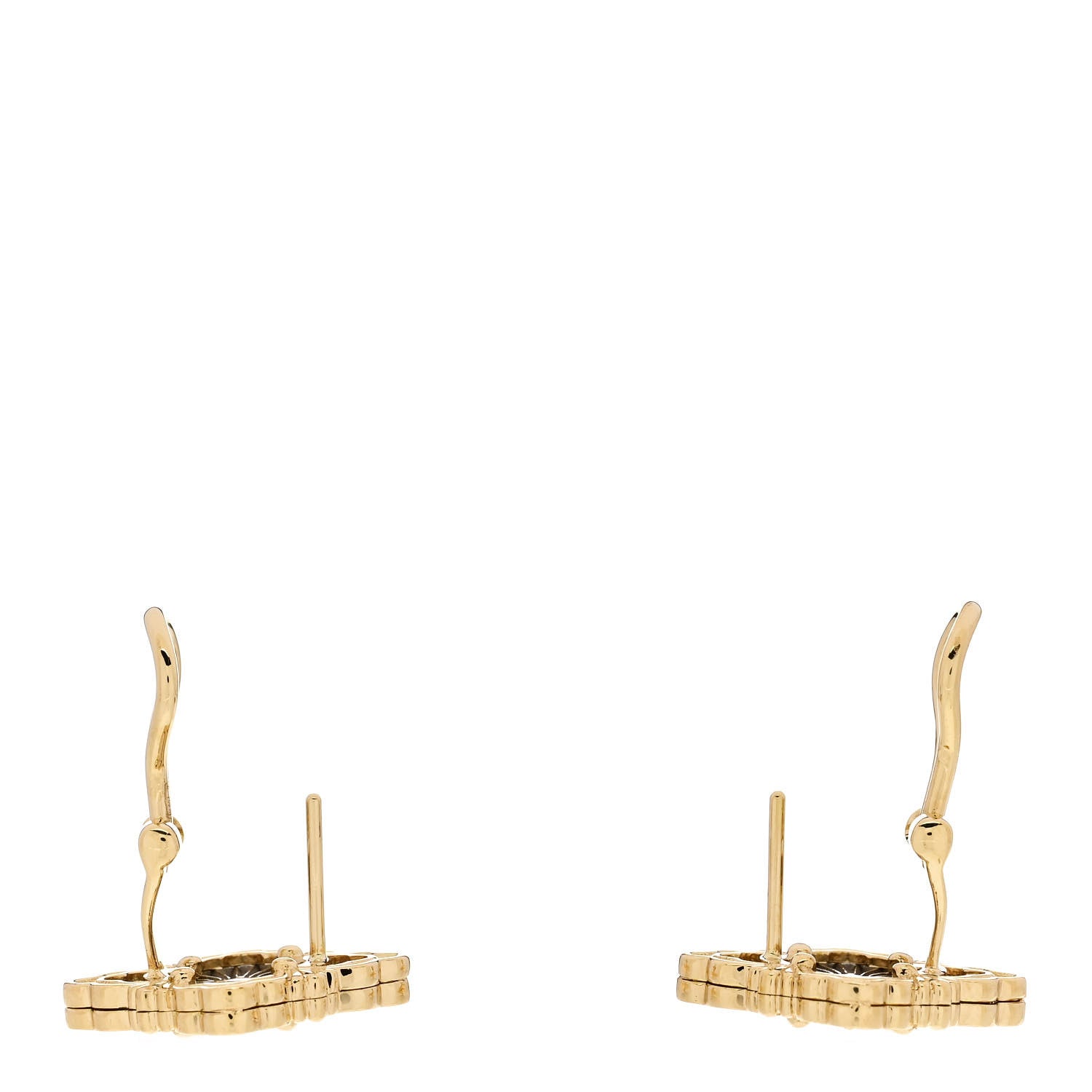 Buccellati 18K Yellow White Gold Opera Tulle Earrings 3 of 5