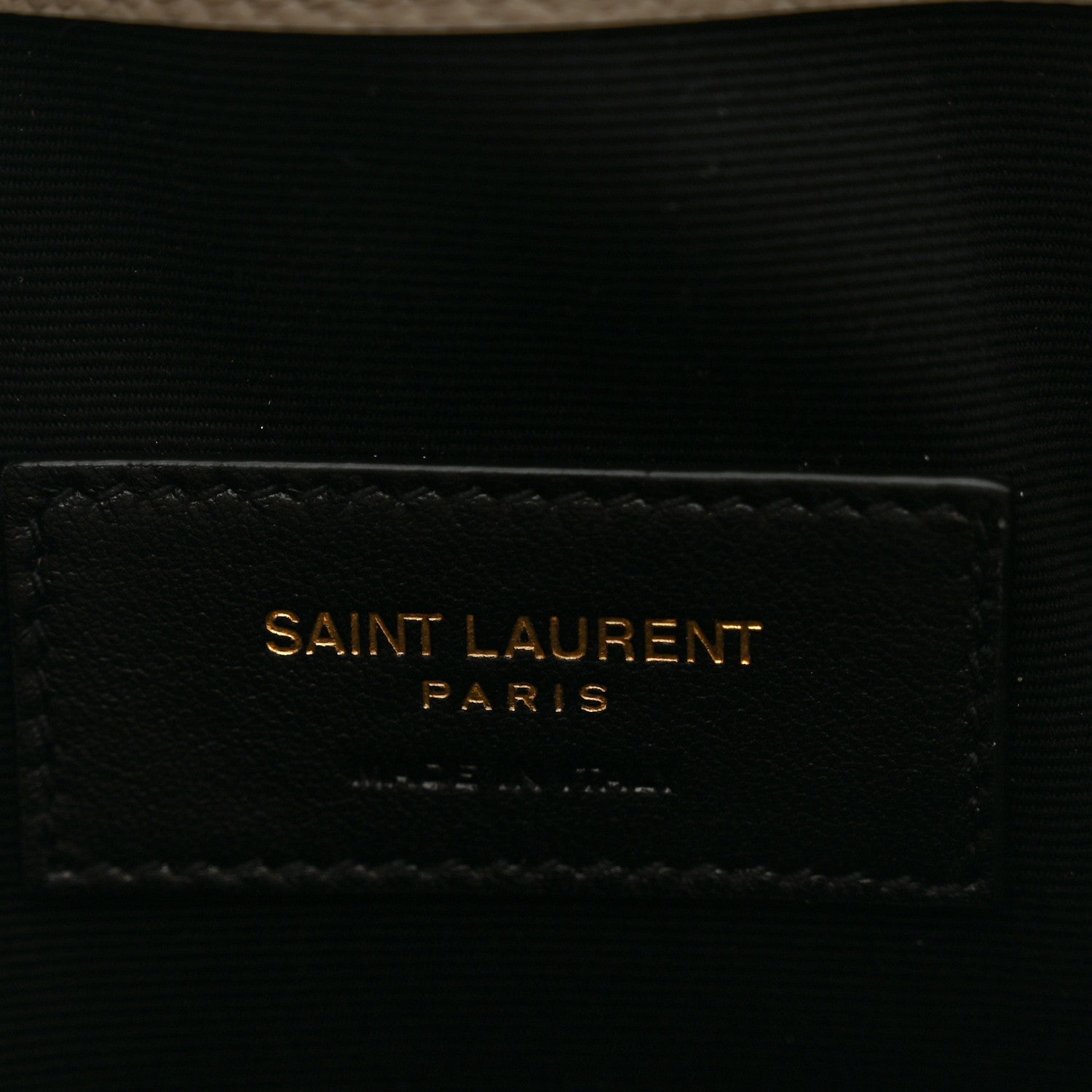 Saint Laurent Grain De Poudre Uptown Pouch Crema Soft 6 of 6