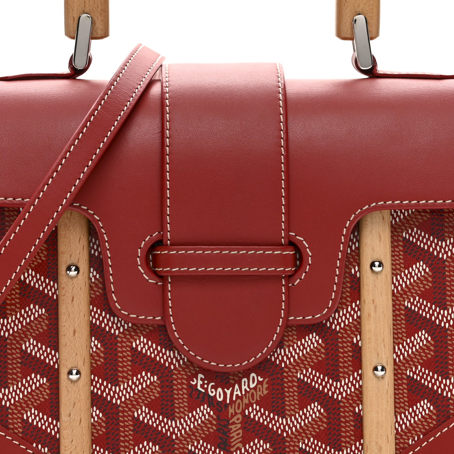 Goyardine Structure Mini Saigon Red
