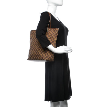 Gucci Monogram Large Bucket Tote Dark Brown 2 of 7