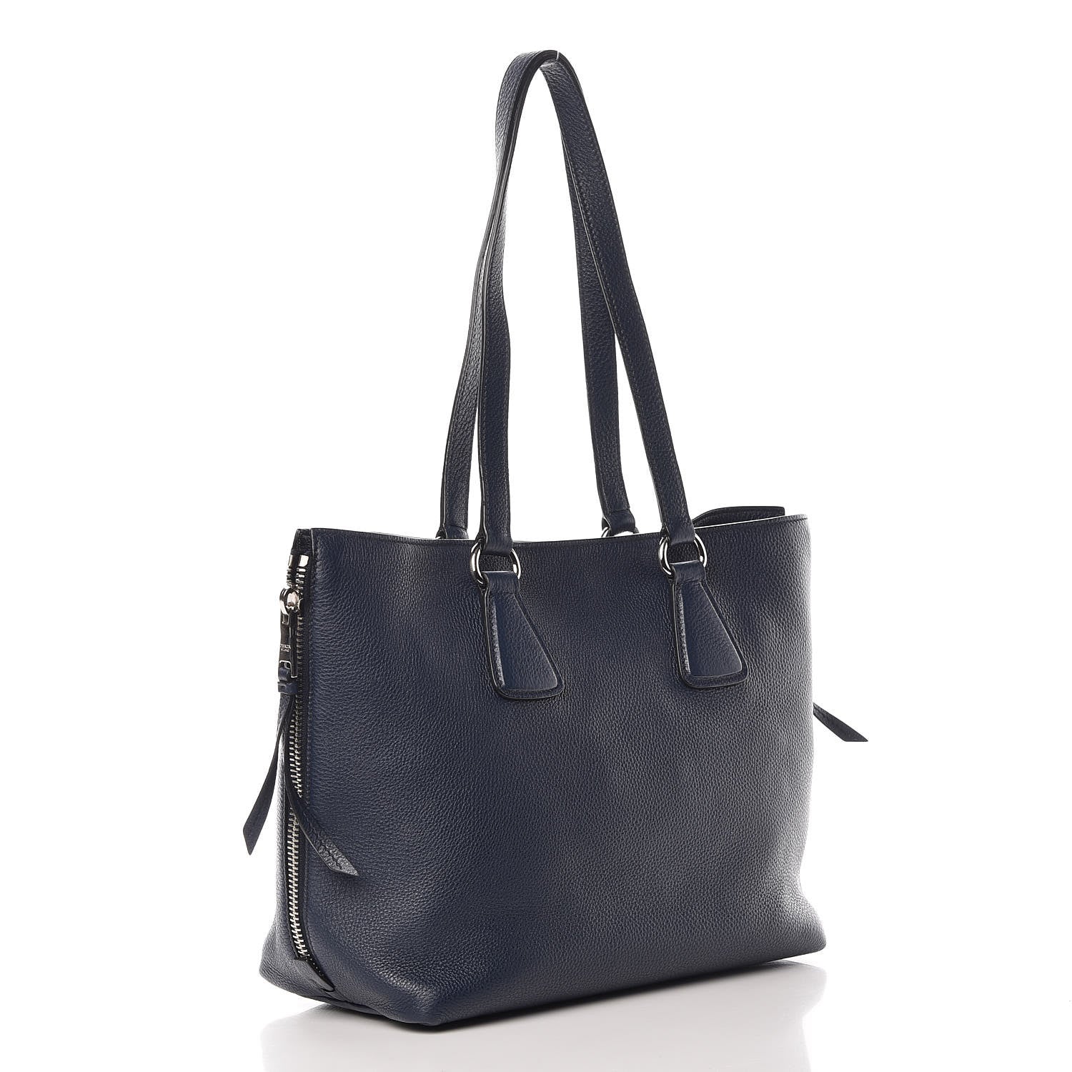 Prada Vitello Phenix Shopping Tote Baltico 3 of 8