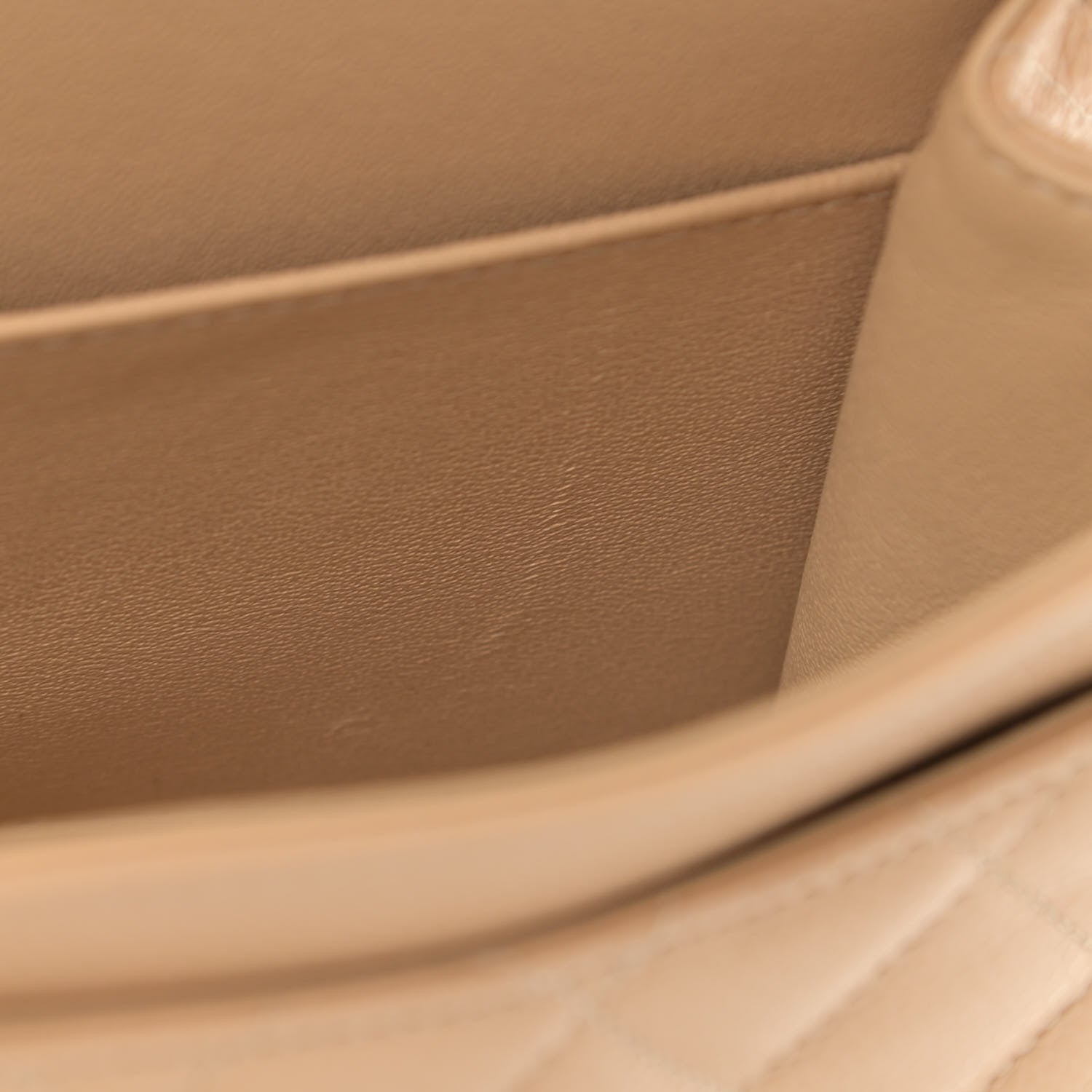 Chanel Caviar Quilted Medium Double Flap Beige 13 of 14