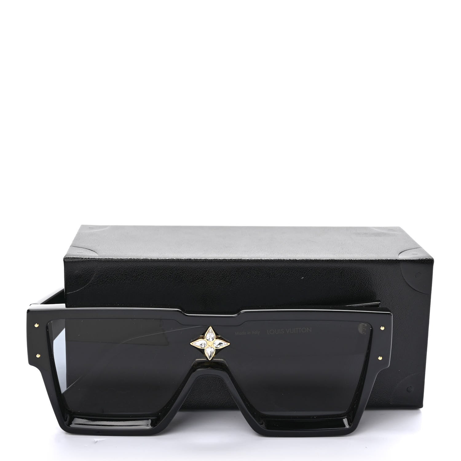 Louis Vuitton Cyclone Sunglasses Z1578E Black 7 of 7