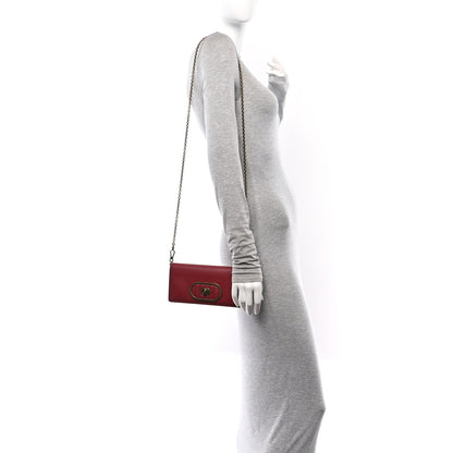 Bottega Veneta Nappa Intrecciato Ellittica Chain Wallet Baccara Rose 2 of 11