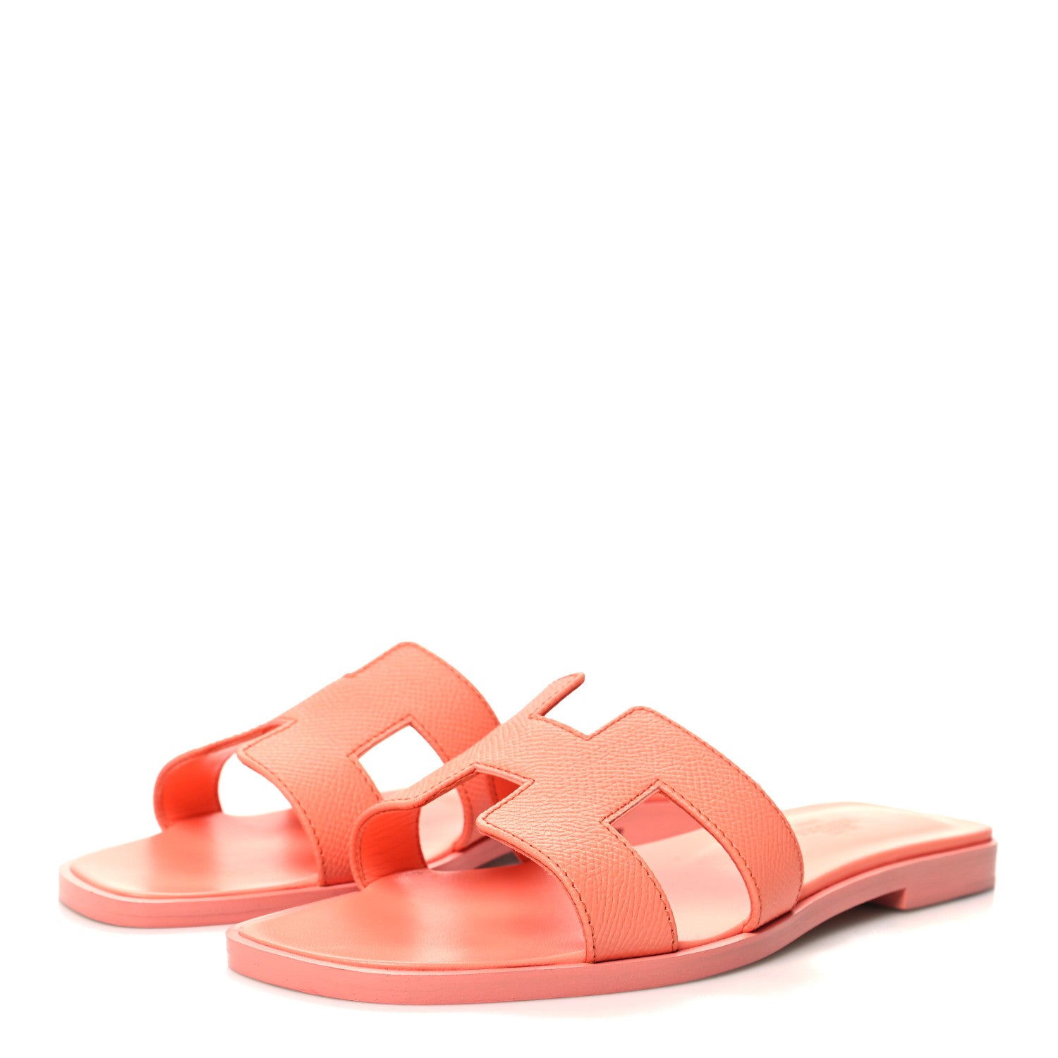Hermes Epsom Oran Sandals 36 Orange Joey 3 of 8