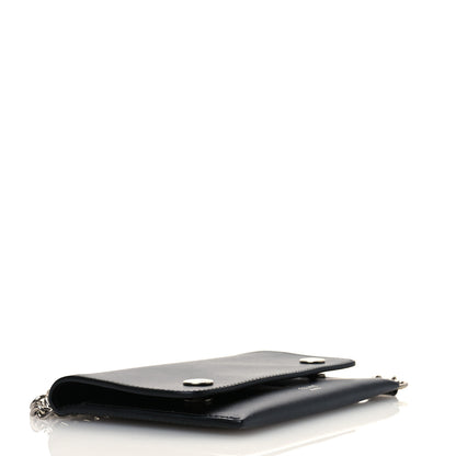 Celine Smooth Calfskin Biker Wallet On Chain Black 4 of 8
