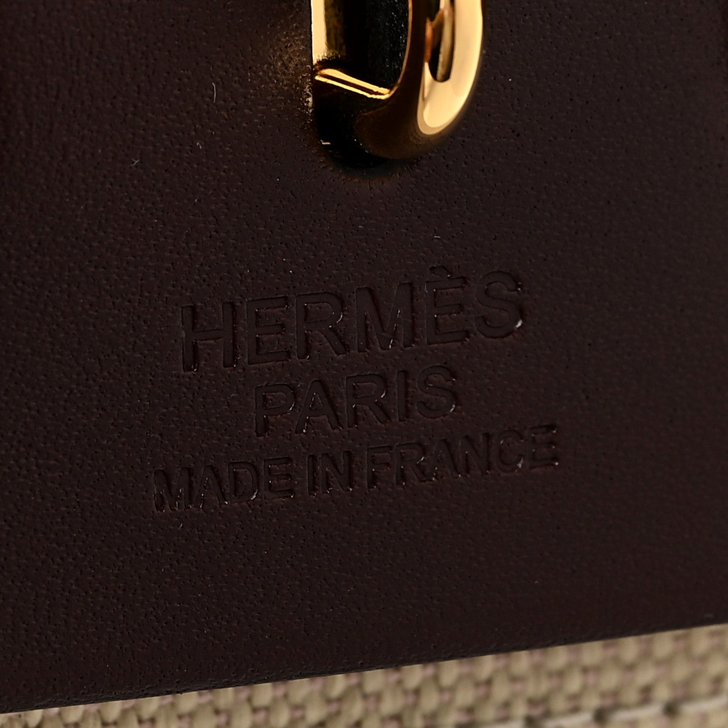 Hermes Military Toile Vache Hunter Herbag Zip Retourne 31 PM Beton Rouge Sellier 6 of 11