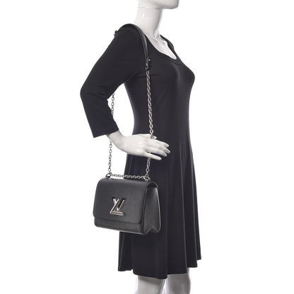 Louis Vuitton Epi Twist Shoulder Bag MM Black 2 of 11